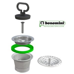 Piletta S/Troppopieno 1-1/2 Plast. Bonomini