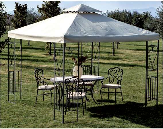 35893 Gazebo in Metallo MT.300x300x260H