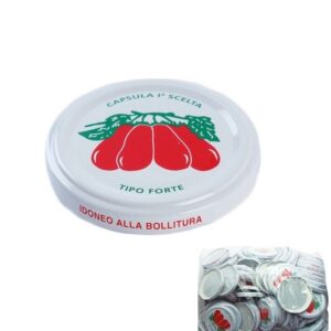Tappo per Boccaccio 70mm Pomodoro 100Pz