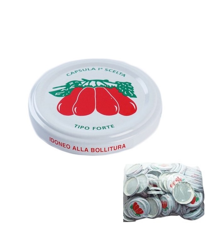 Tappo per Boccaccio 53mm Pomodoro 100Pz