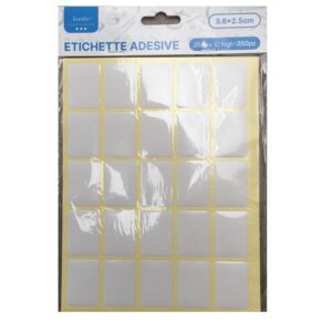 Etichette Adesive 36x25mm 10Fogli 250Pz