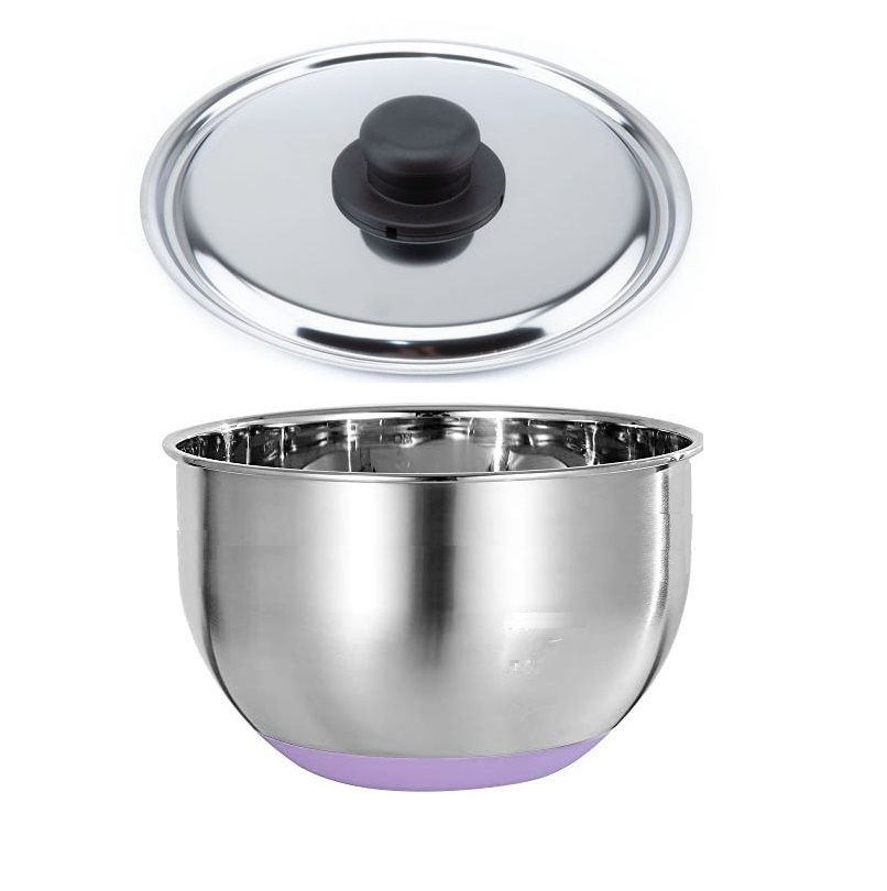 Ciotola in Acciaio inox con Coperchio 24x15H