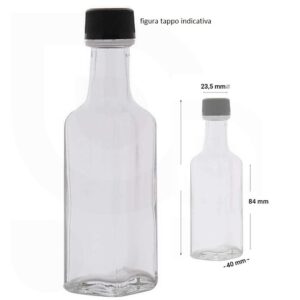Bottiglia in vetro Marasca 100ML C/Tappo