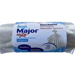 Sacchi Spazzatura 55x65 15Pz Ambra bagsMajor