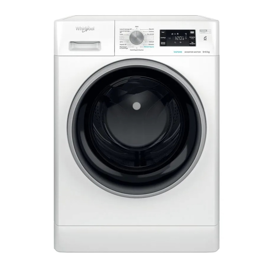 Lavasciuga Whirpool 9+6Kg FFWDB964489BS VIT