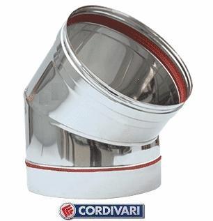 Gomito Acciaio Inox da 100 45? Cordivari