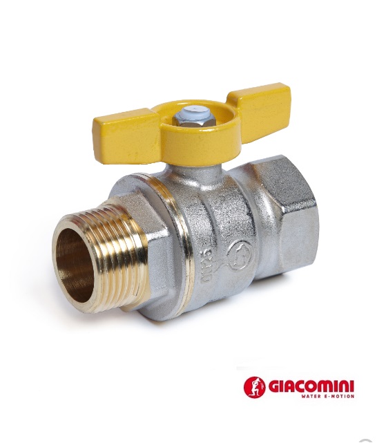 Saracinesca a Sfera per Gas 1/2MF Giacomini