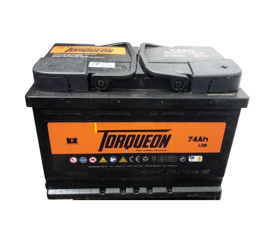 Batteria per Auto 74Ah DX 600A TORQUEON