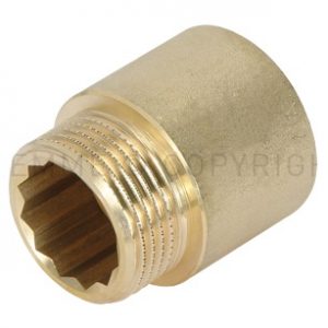 Prolunga Ottone MF da 1/2x2.5 TIEMME 1500100