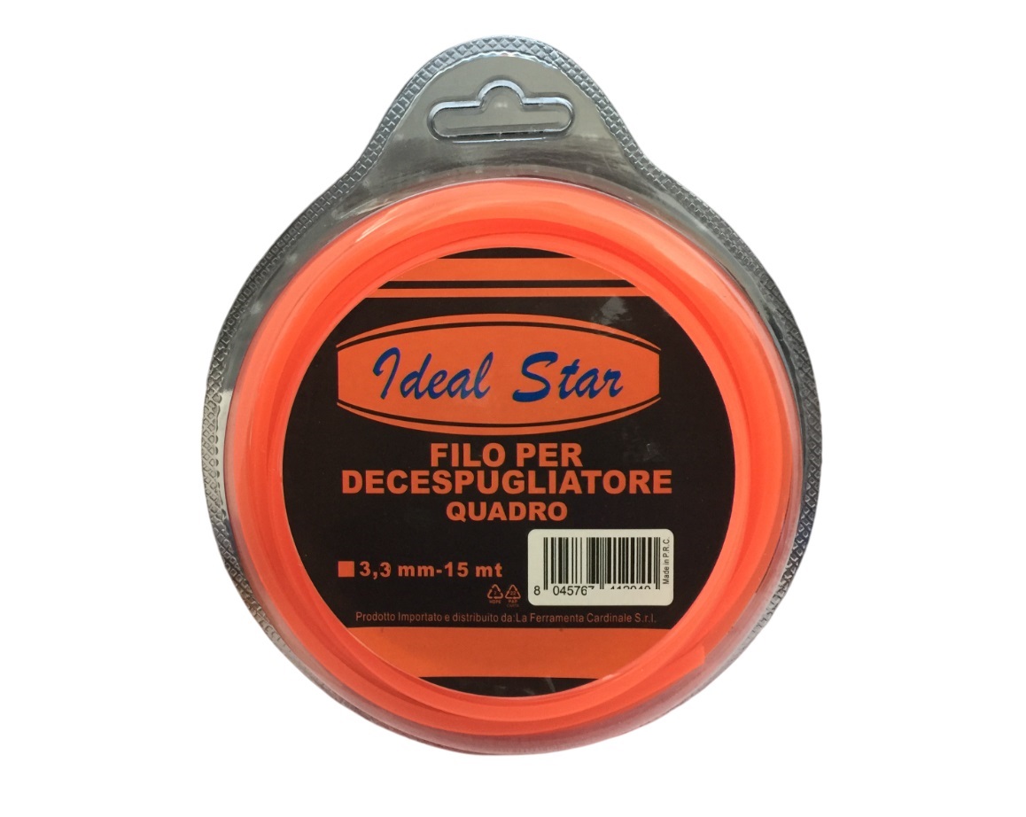 Filo x Decespugliatore Quadro 3.3x15MT Ideal