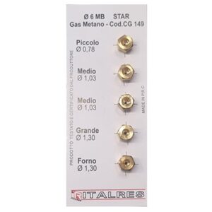 Kit Ugelli Metano 6mm CG149 STAR