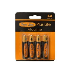 Batteria Stilo Alcalina IdealStar 4Pezzi