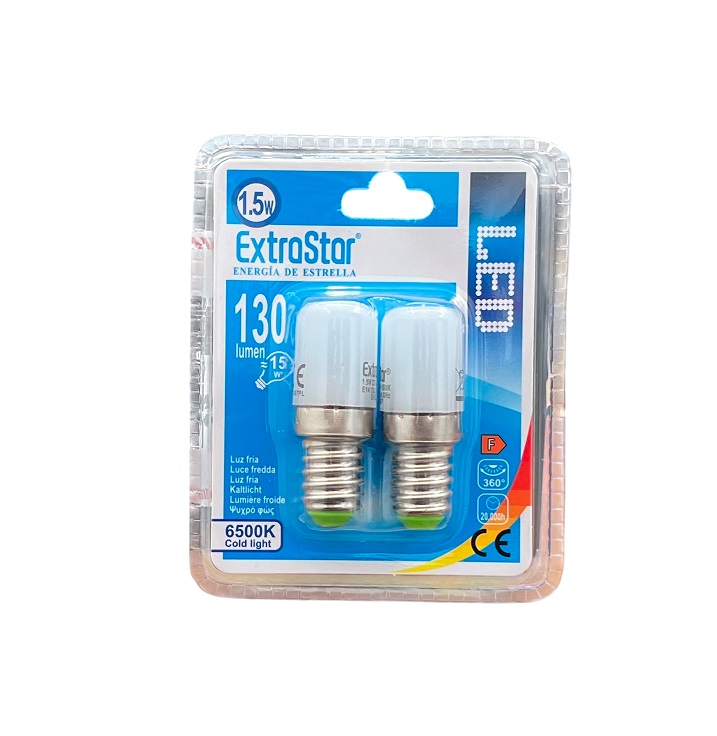 Lampadina Led E14 1.5W 2Pz ExtraS.E14SL004SP