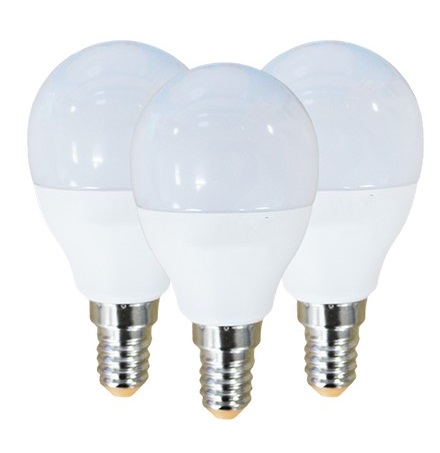 Lampadina Led E14 6W 3Pz ExtraStar G45Pk3B