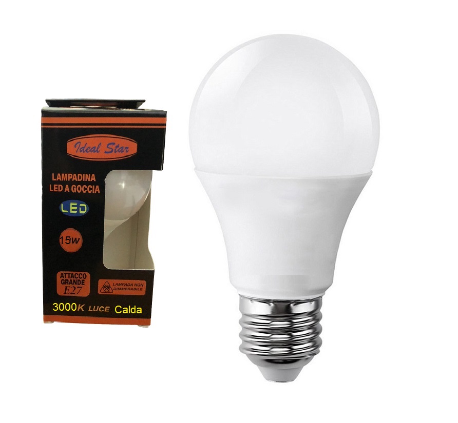 Lampadina Led E27 15W Cardinale 3000K Calda