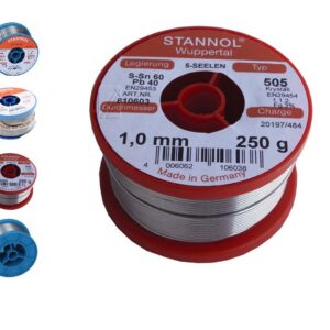 Stagno SN60PB40 1mm 250Gr STANNOL