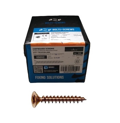 Viti per Legno Bronzati 4x50 AMBROVIT 200Pz