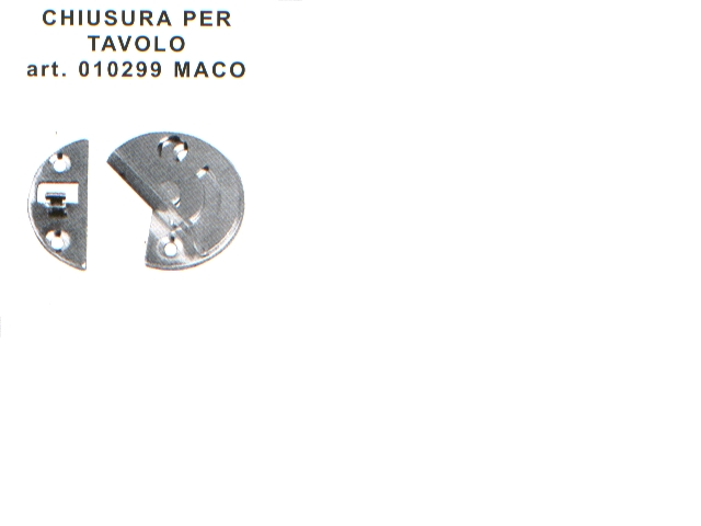 Chiusura per Tavolo 010299 050628