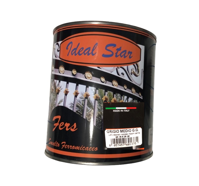 Smalto Grigio Medio GranaG.FERS 750ML IdealS