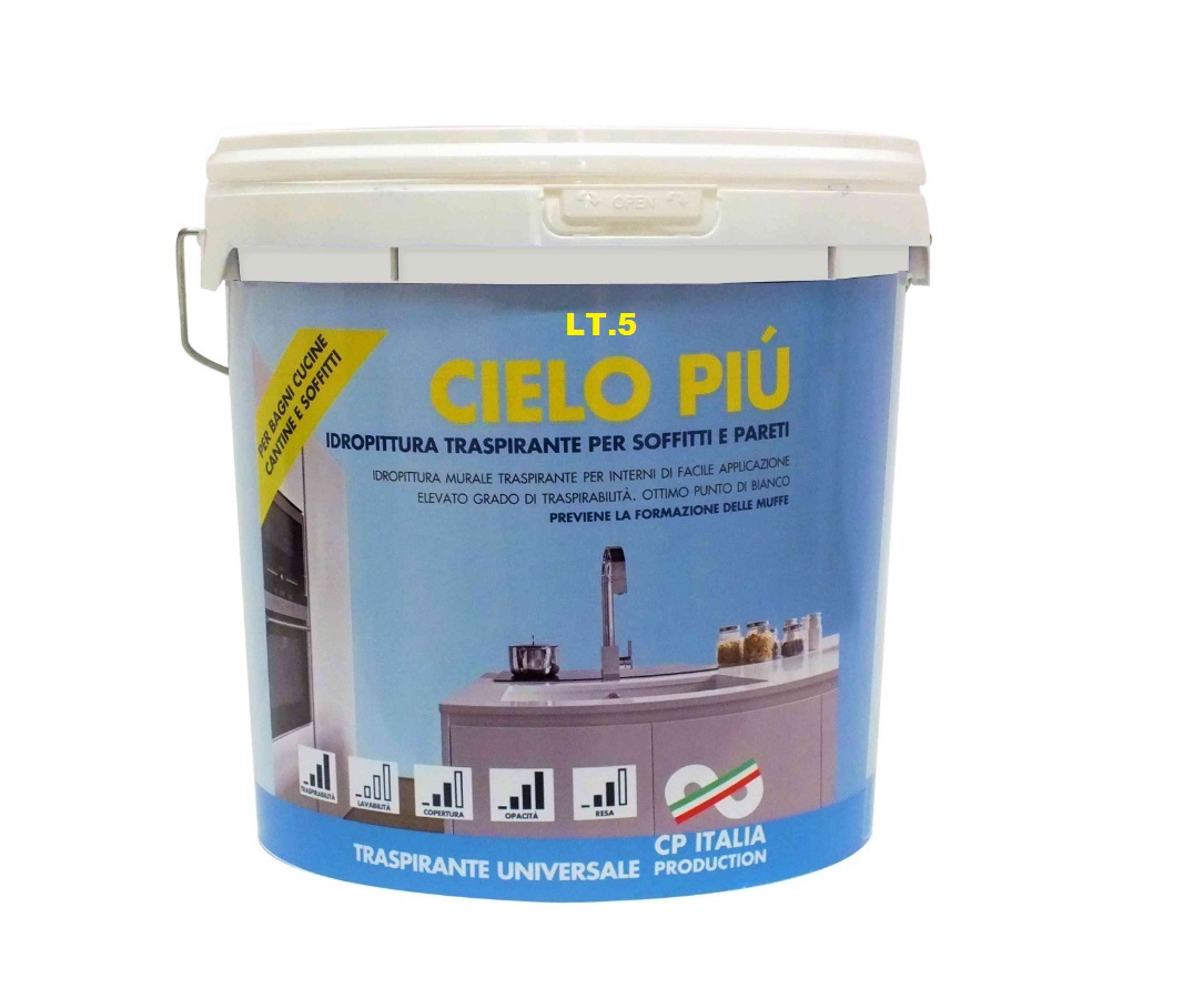 Idropittura 5LT Semilavabile CIELO PIU