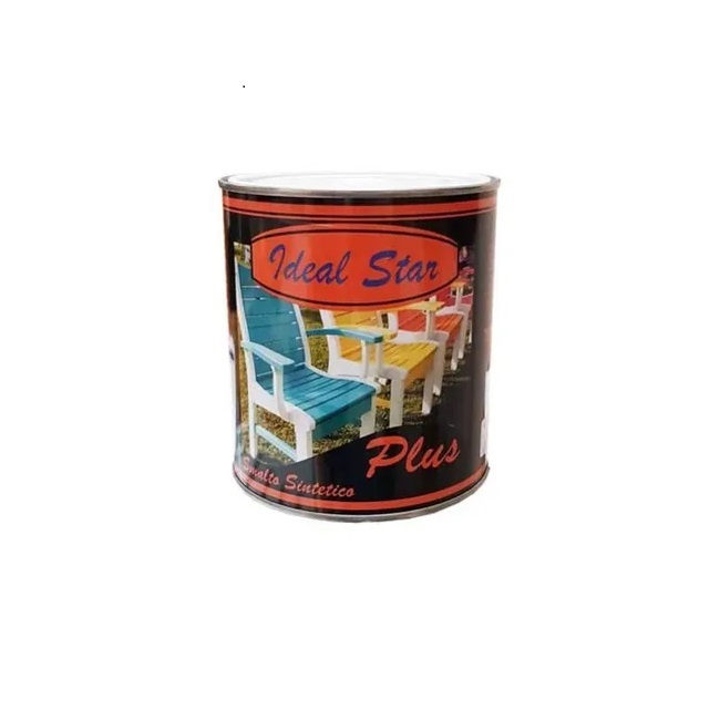 Smaltino Nero Opaco 125ML PLUS Ideal Star