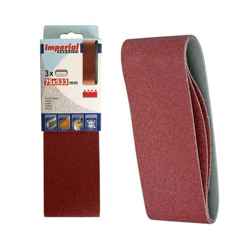 Nastro Abrasivo 75x533 Grana 120 3Pz Levigat