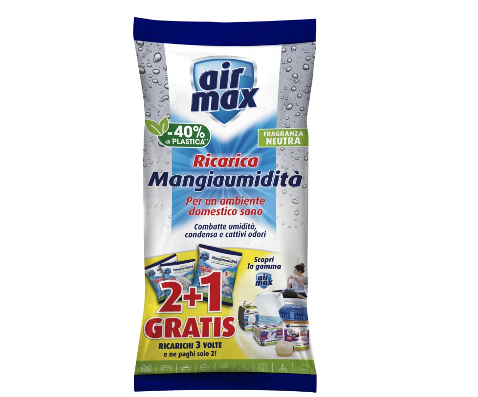 Ric.Sali Neutro Assorbiumidit.450grx3 AIRMAX