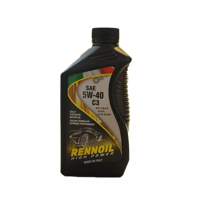 Olio Lubrificante 5W40 LT1 RENNOIL