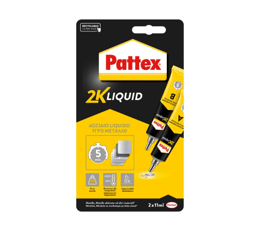 Acciaio Liquido Colla Power Epoxy30gr.PATTEX