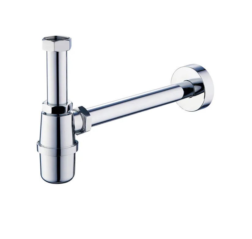 Sifone a Bottiglia da 1-1/4 Cromato ABS