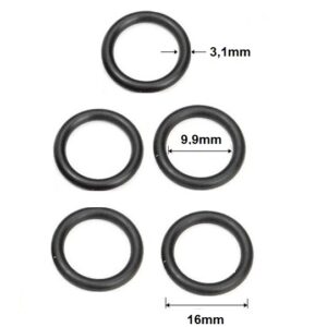 Guarnizione O-Ring 16x9.9x3.1 5Pz