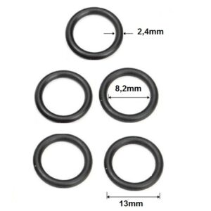 Guarnizione O-Ring 13x8.2x2.4 5Pz