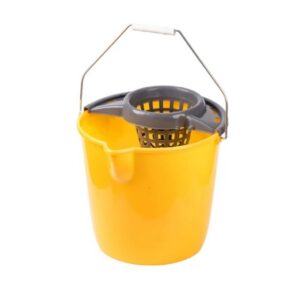 Secchio 12LT C/Becco Giallo con Strizzatore